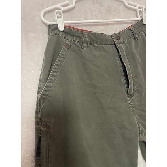 Mountain Dew Cargo Pants Mens 34x32 Khakis Y2K Pocket Baggy Vintage Flaws - Picture 3 of 15